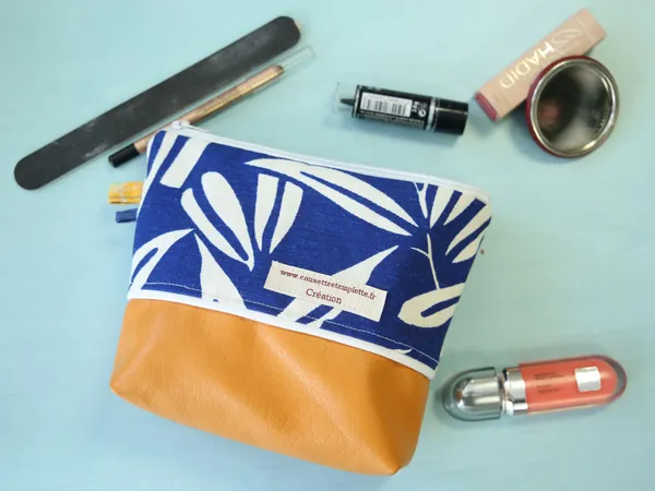 Wecandoo - Créez votre trousse à maquillage en tissu upcyclé