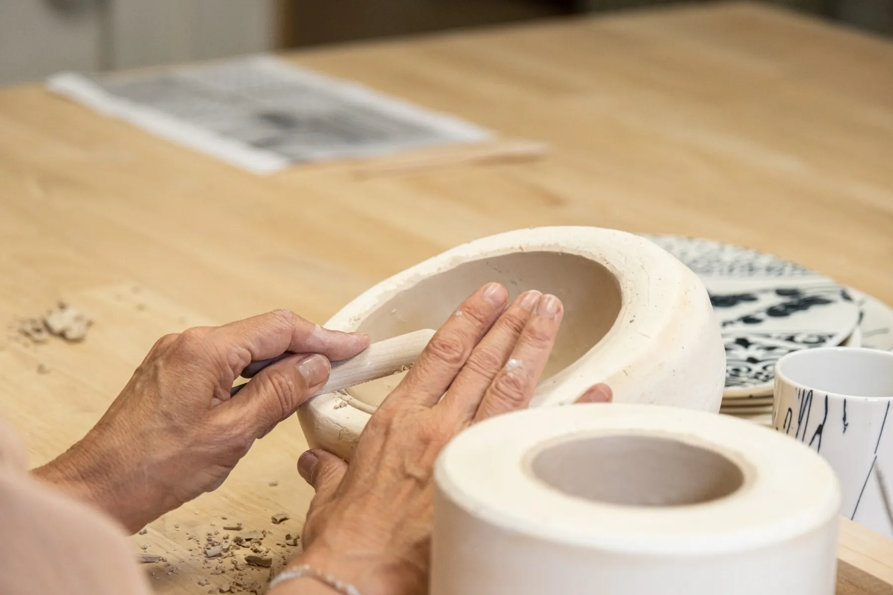 Coulez votre bol et votre assiette en porcelaine - Image n°4 - Wecandoo