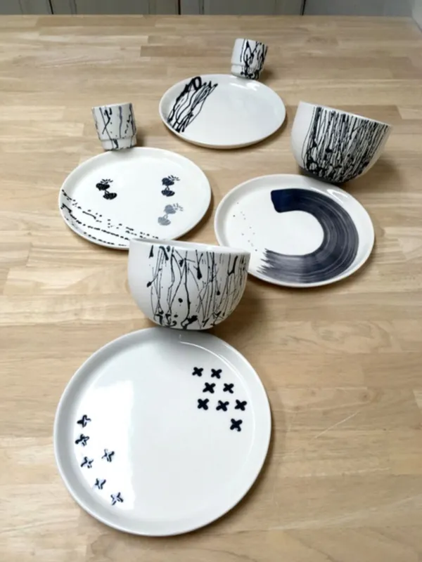 Wecandoo - Coulez votre bol et votre assiette en porcelaine