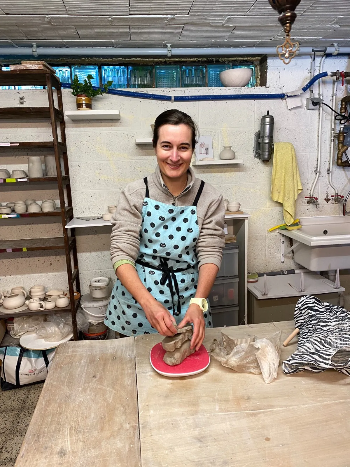 Aurore de l’atelier Au Chat d’Argile : Céramiste à Waterloo