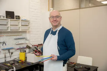 Anthony : Verrier à la Flamme à Wissant