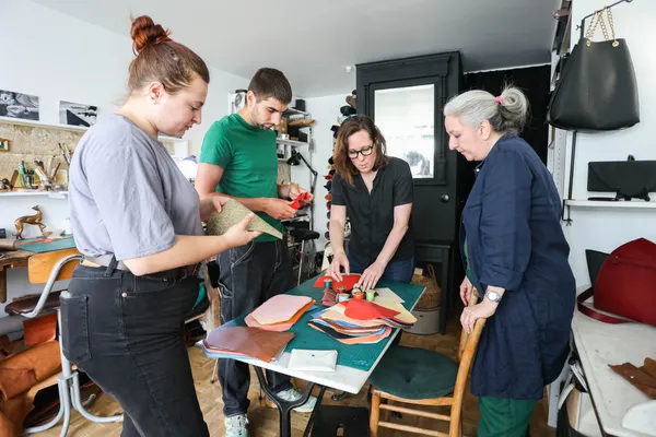 Fabriquez votre sac pochette au point sellier - Image n°2 - Wecandoo