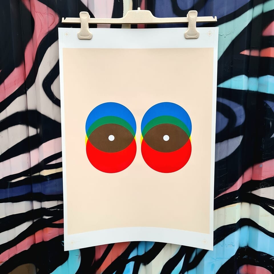 Print your poster in two colours in a day