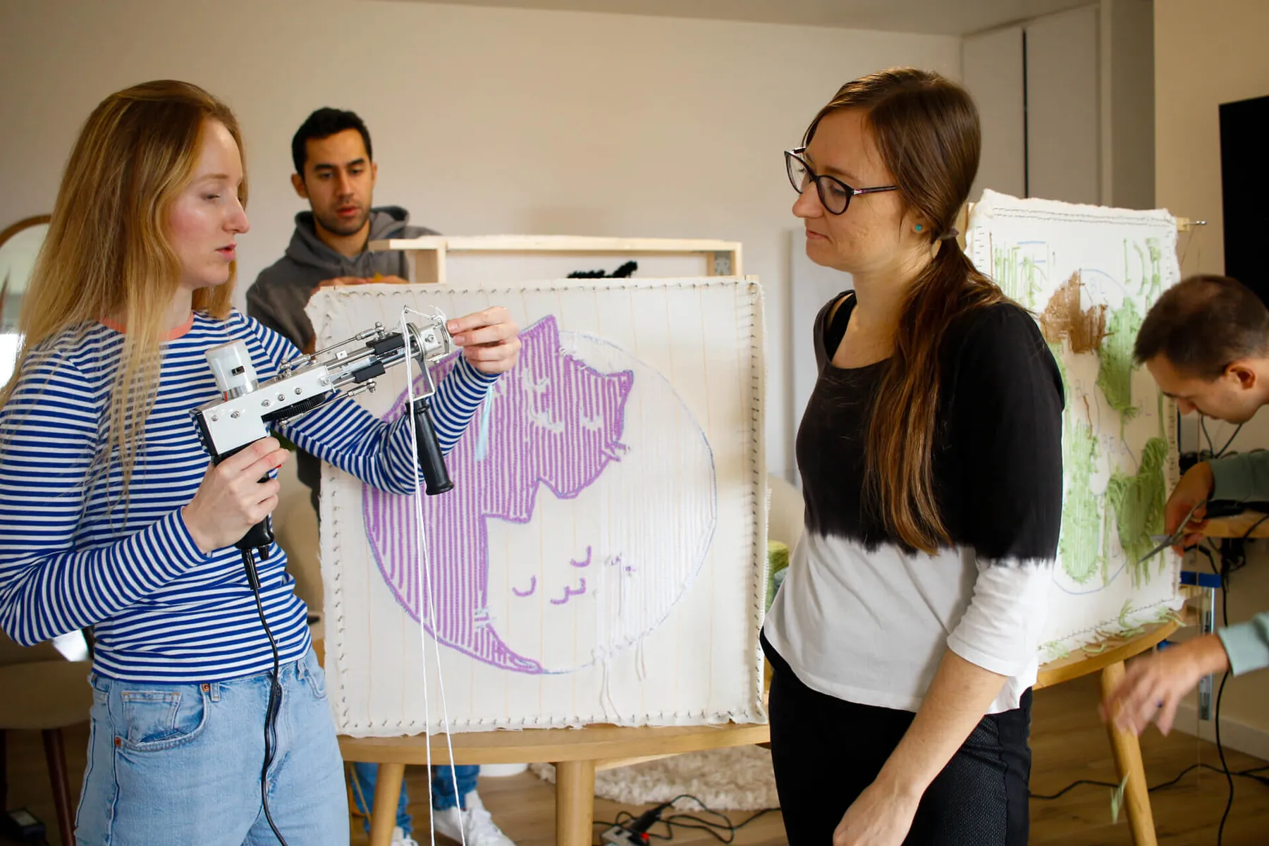 Tuftez votre tapis avec Natalya - Image n°4 - Wecandoo