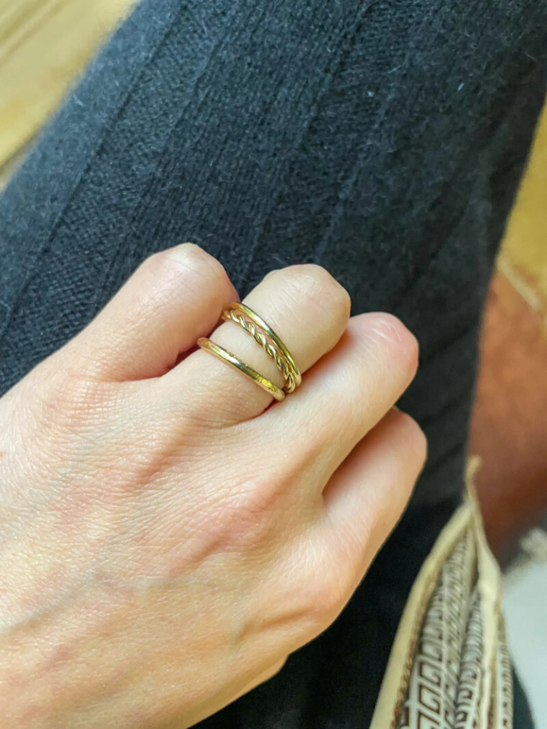 Réalisez votre anneau texturé plaqué or - Image n°3 - Wecandoo