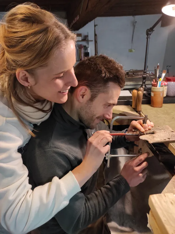 Fabriquez vos alliances en argent massif en duo - Image n°1 - Wecandoo