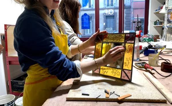 Réalisez votre petit vitrail peint au plomb - 2J - Afbeelding nr. 4 - Wecandoo