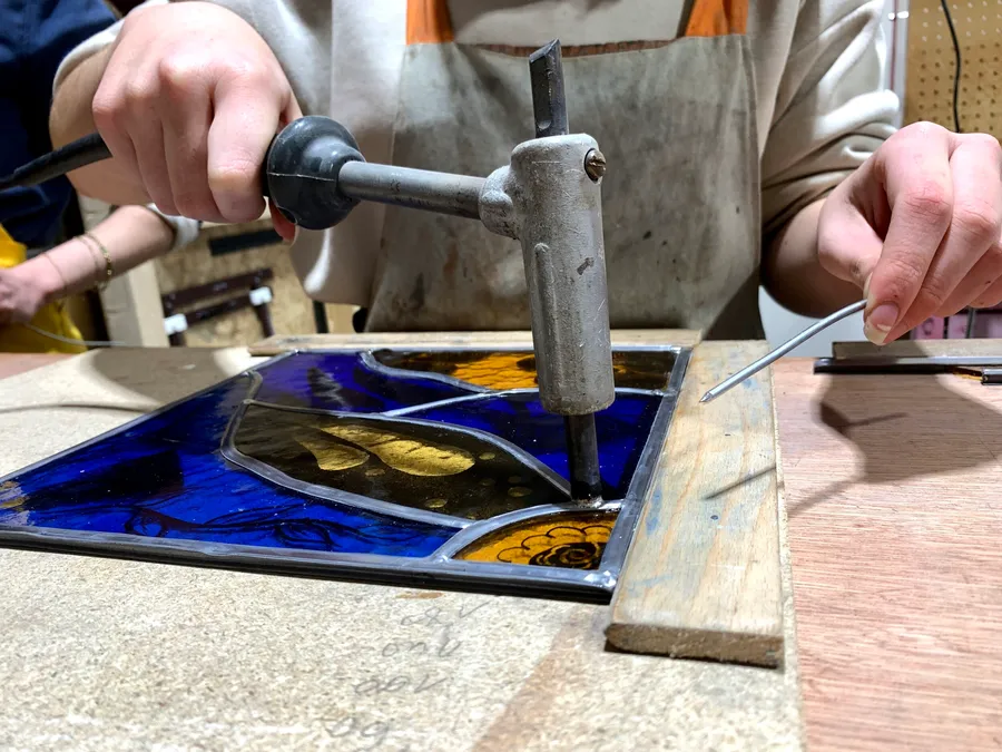 Réalisez votre petit vitrail peint au plomb - 2J - Afbeelding nr. 1 - Wecandoo