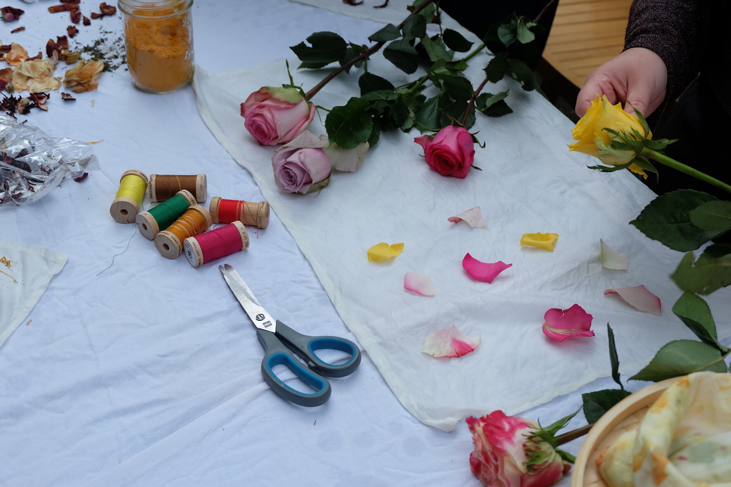 Wecandoo - Create your own naturally dyed silk scarf - Image n°3