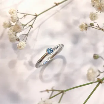 Wecandoo - Créez votre bague en argent sertie