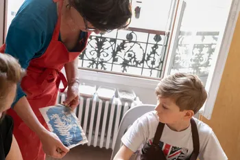 Réalisez des photos en cyanotype en famille