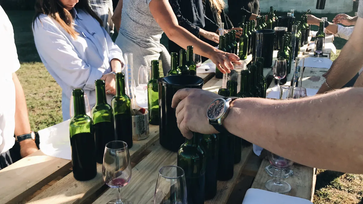 Assemblez votre vin rouge