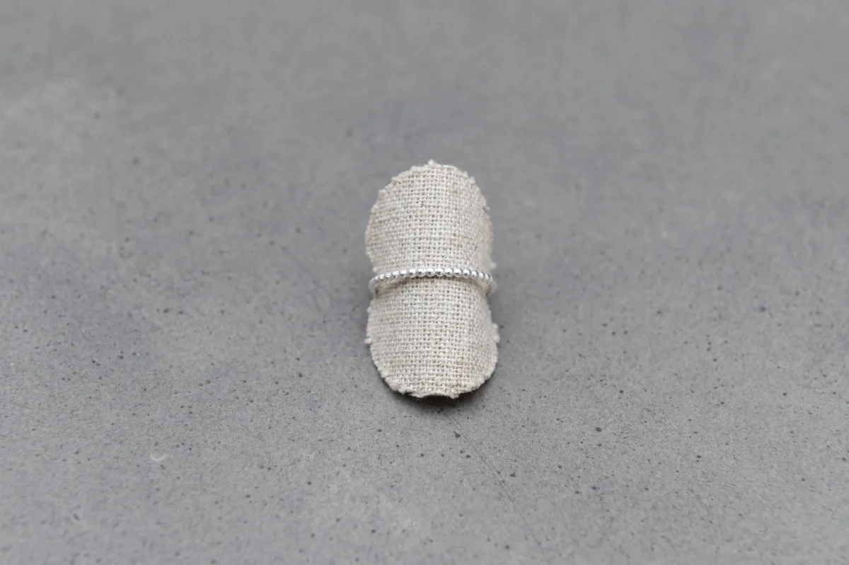 Fabriquez votre bague fine en argent