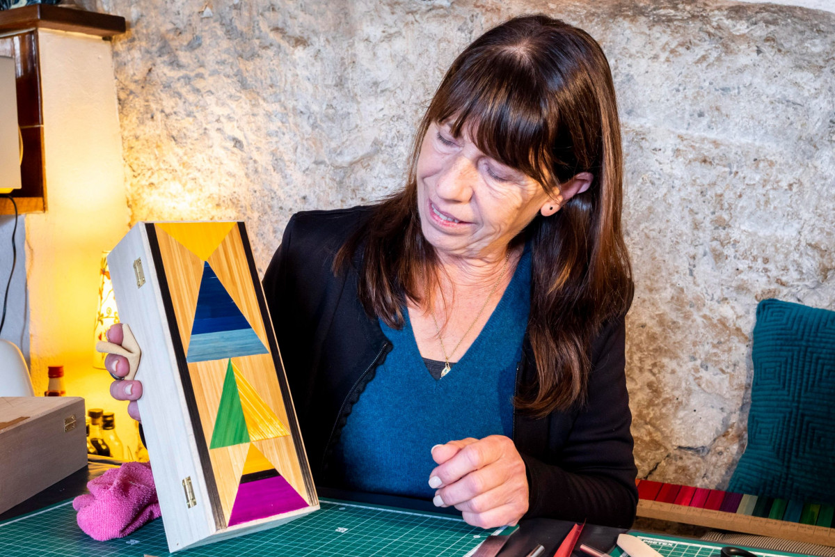 Faites votre boite en marqueterie de paille