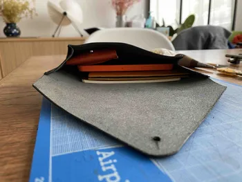 Réalisez votre pochette en cuir