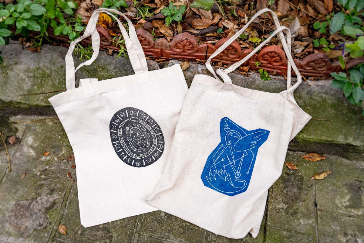 Créez une impression gravure sur sac