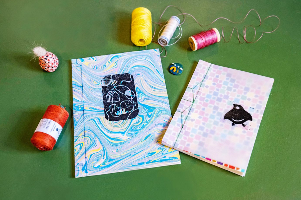 Reliez et linogravez votre carnet