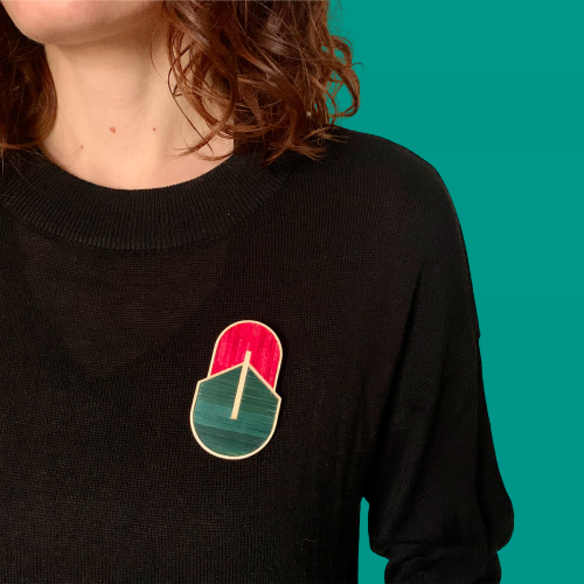 Créez votre broche en marqueterie de paille