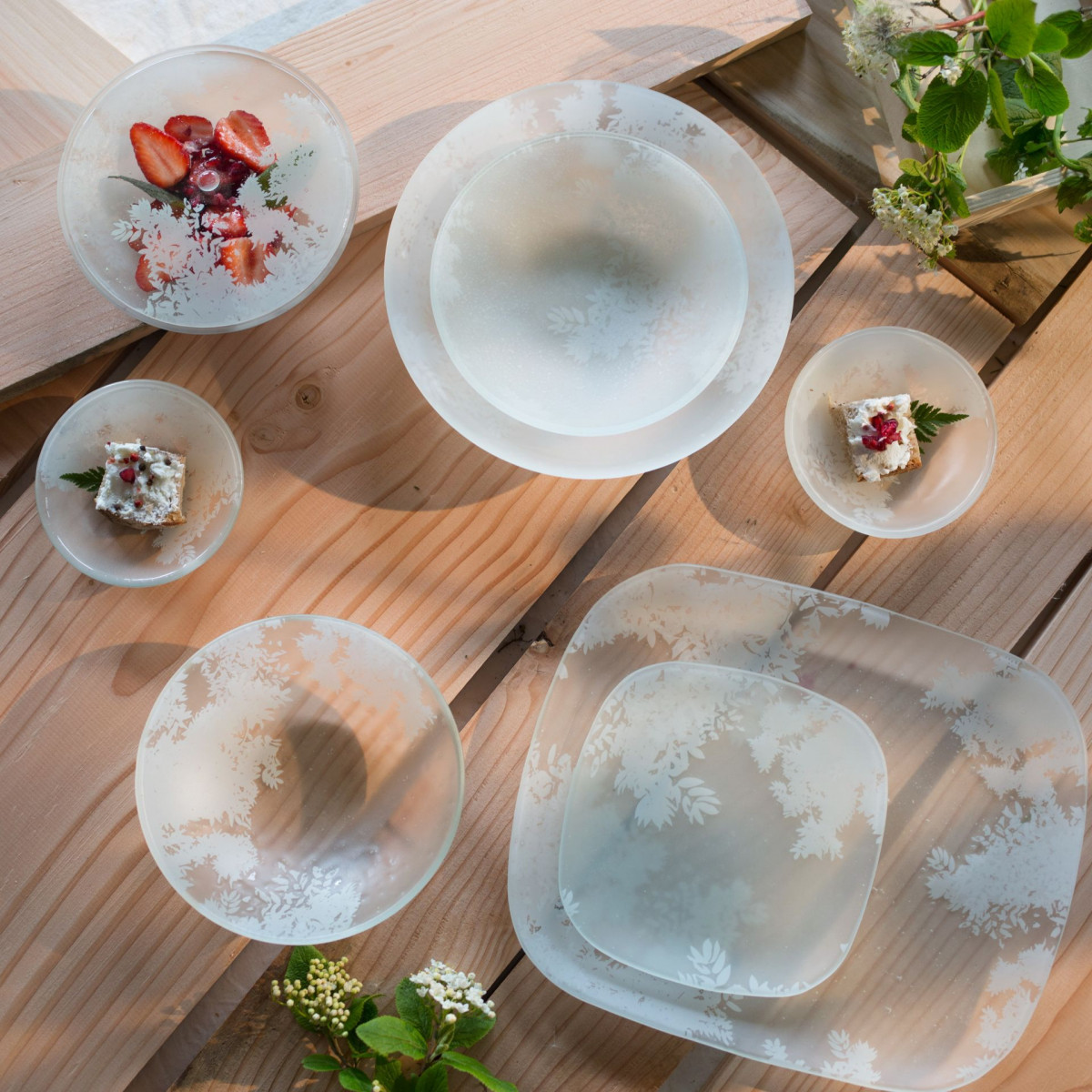 Réalisez un service en verre 8 pièces - 4J