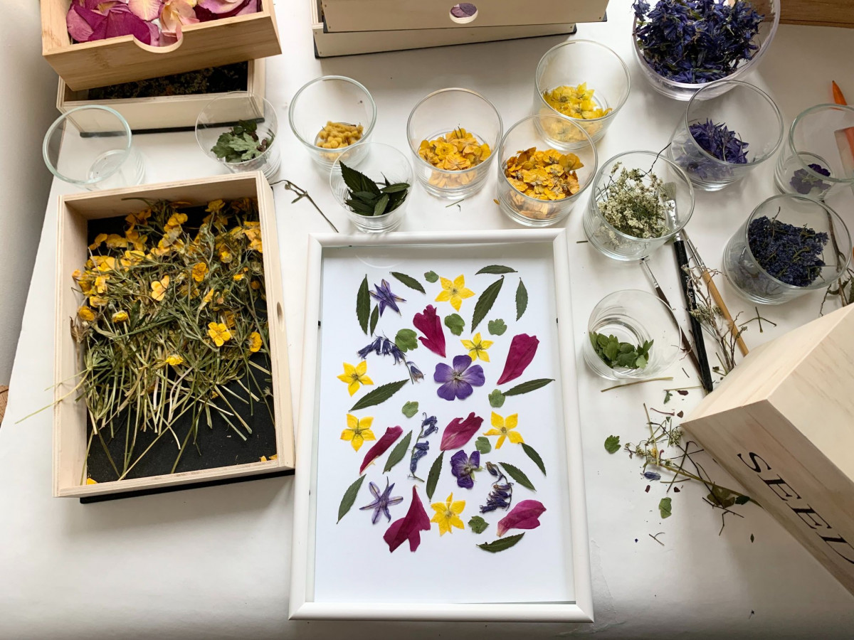 Créez votre herbier en fleurs séchées à Paris