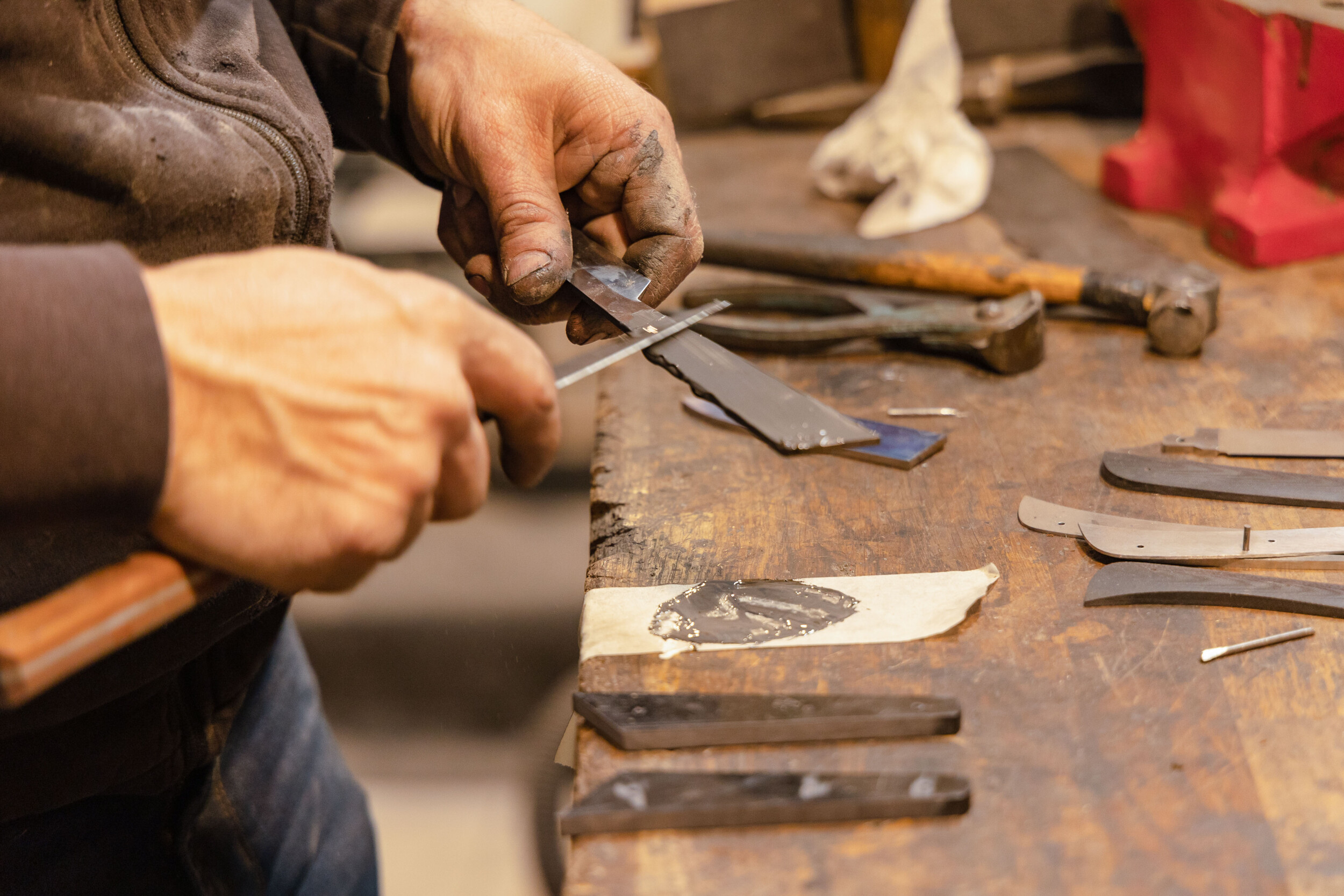 Assemblez votre couteau pliant