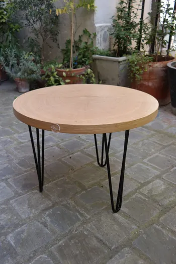 Fabriquez votre table basse circulaire en bois