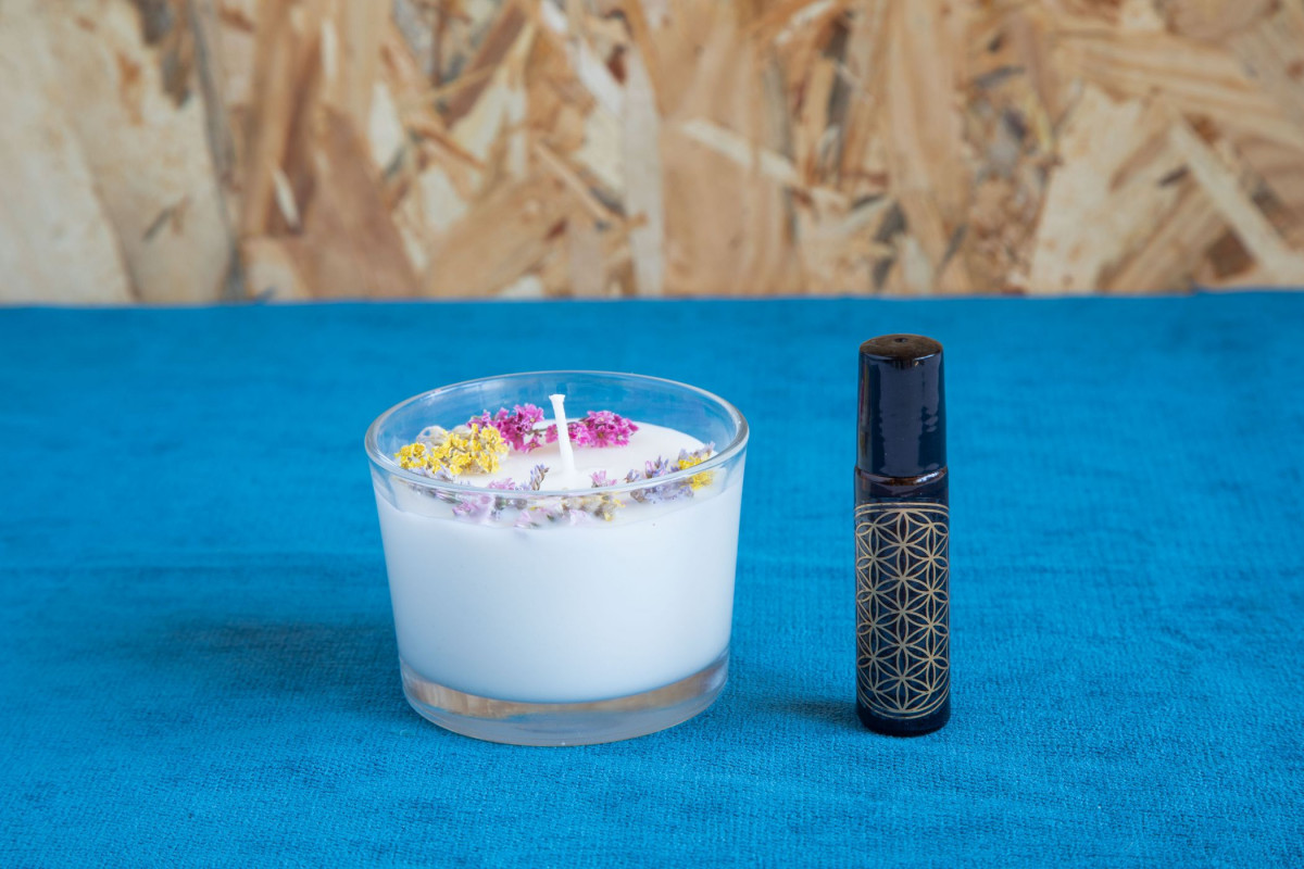Fabriquez votre bougie et votre roll on relaxant