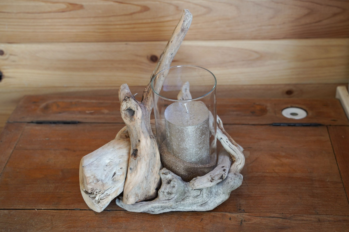 Fabriquez votre bougeoir en bois flotté à Aix-en-Provence