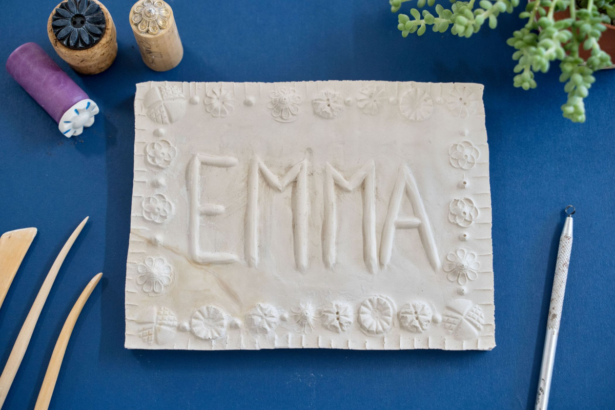 Réalise ton prénom en plâtre