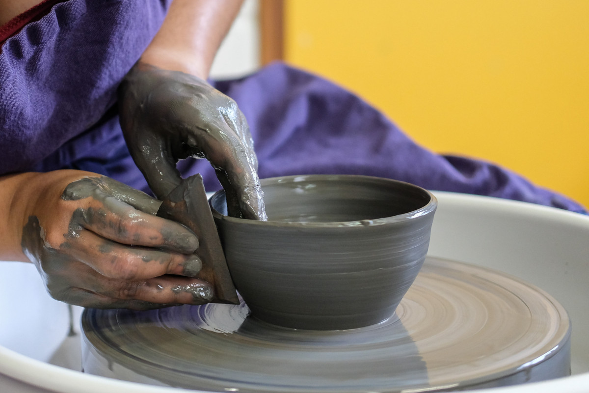 Découvrez le tour de potier