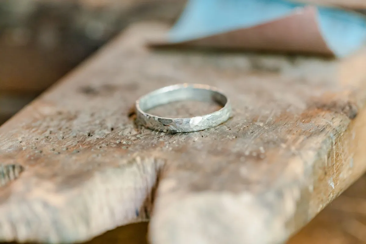 Confectionnez votre bague martelée