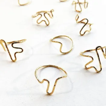 Wecandoo - Réalisez votre bague en laiton plaquée or