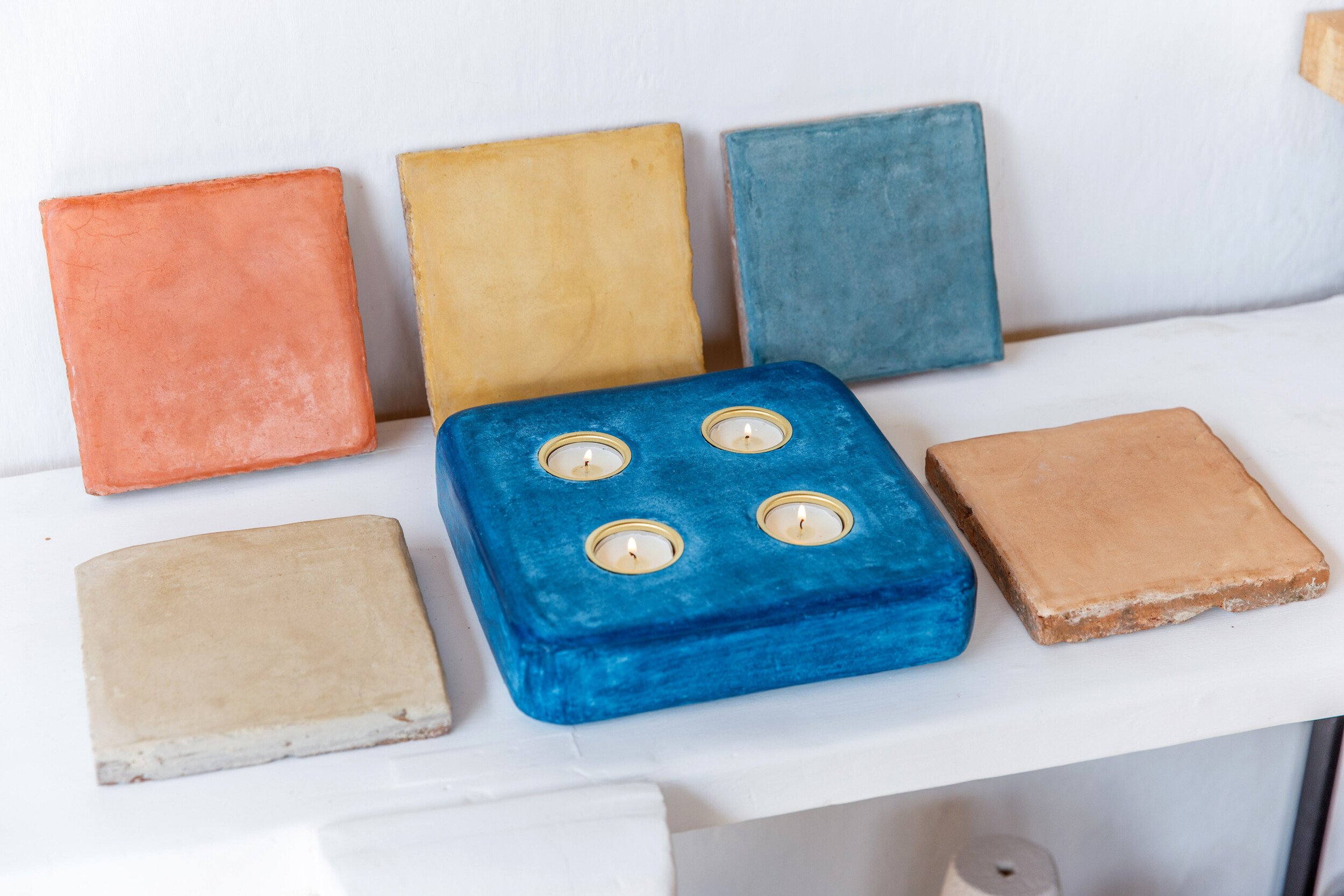 Réalisez votre bougeoir ou tomettes en tadelakt à Angers