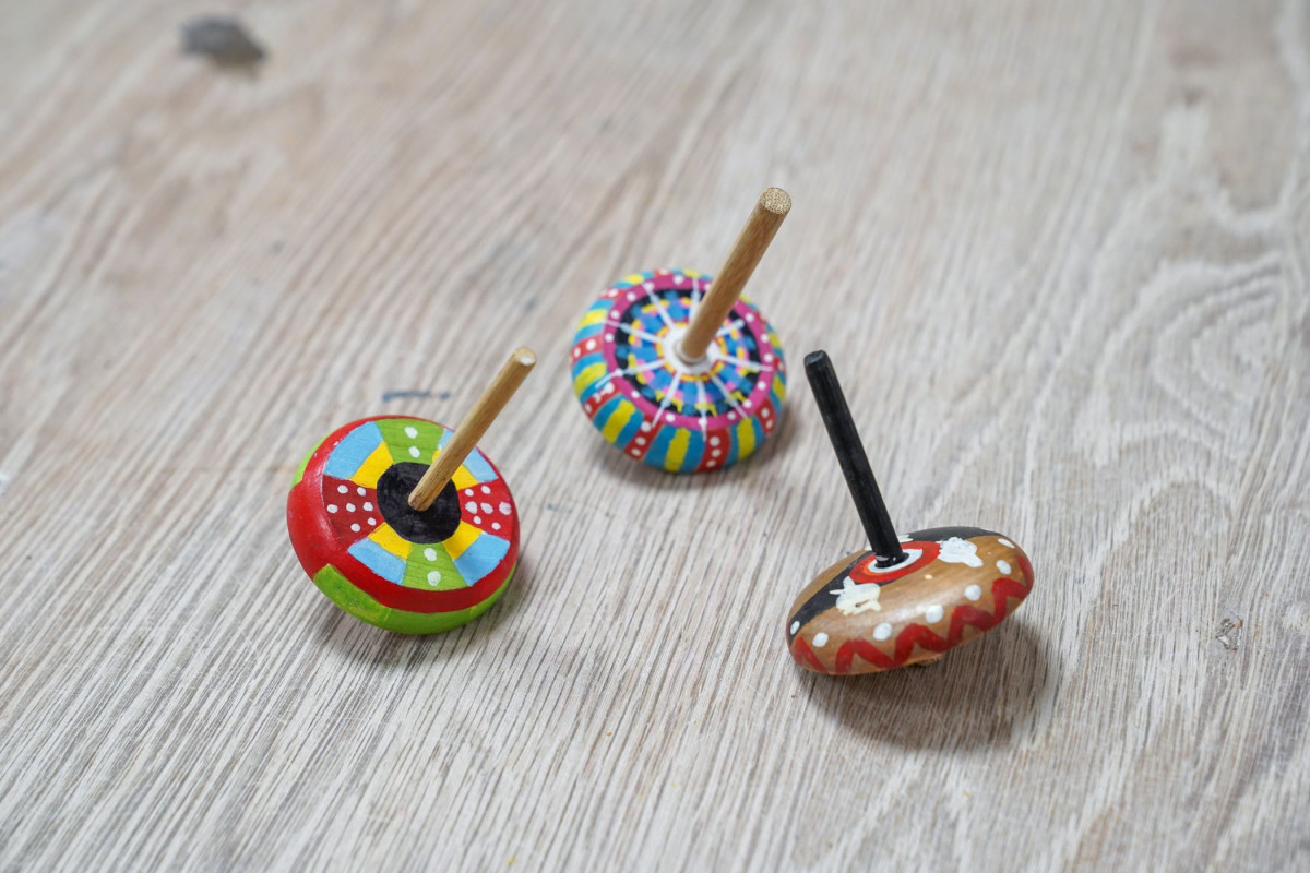 Fabrique ta toupie en bois