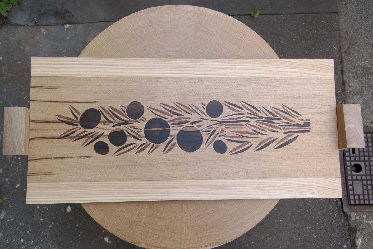 Réalisez votre plateau personnalisé en marqueterie -