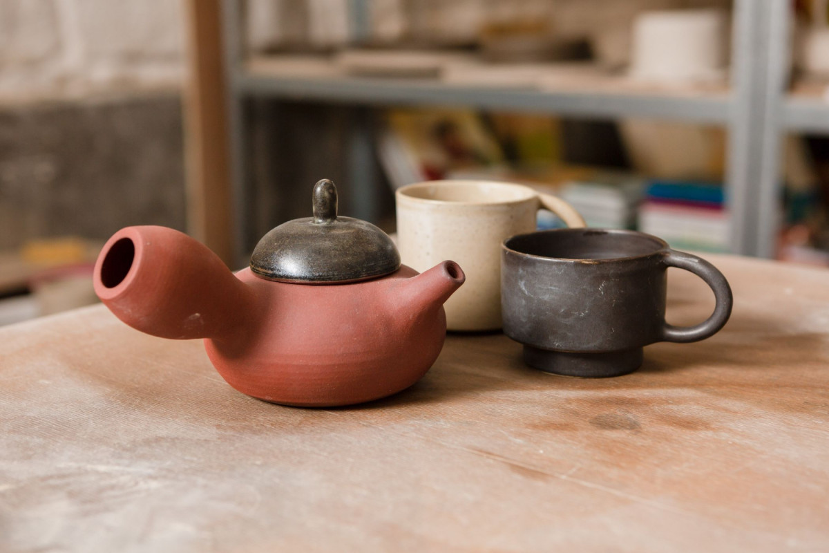 Tournez et modelez votre service à thé - 2J