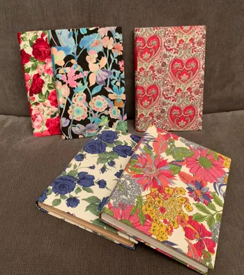 Créez votre reliure en toile, papier ou liberty - 2J