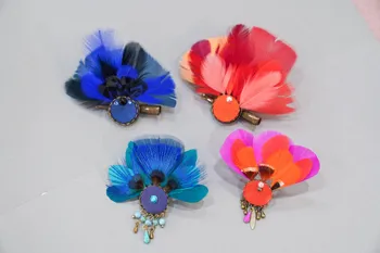 Wecandoo - Fabriquez votre broche ou votre barrette en plumes