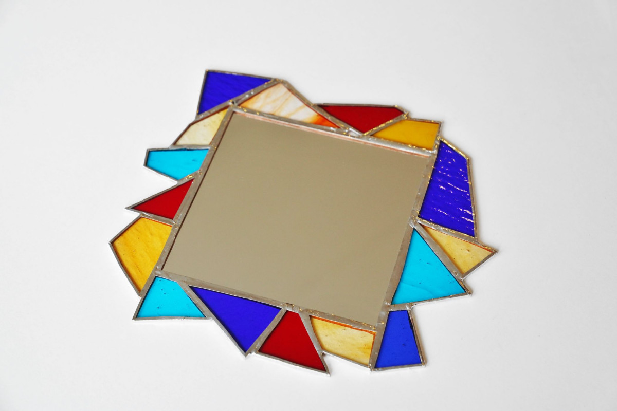 Réalisez votre miroir en vitrail