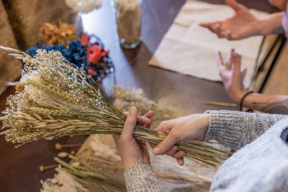 Composez votre bouquet de fleurs séchées