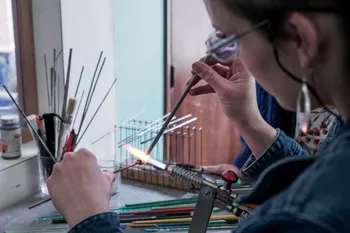 Initiez vous au filage de verre au chalumeau