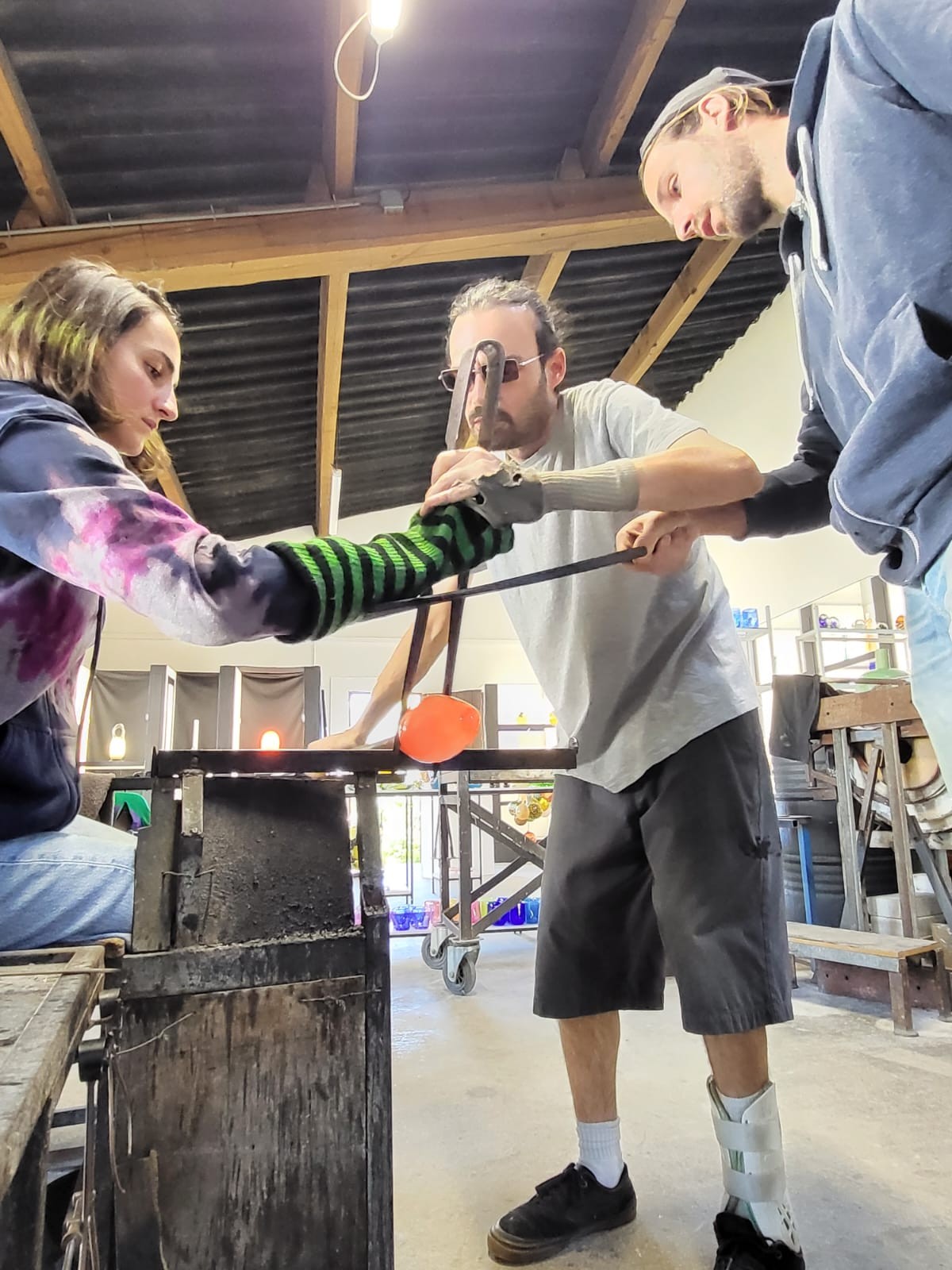 Formez-vous au soufflage du verre