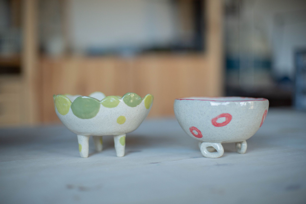 Modelez et décorez votre duo de bols en céramique