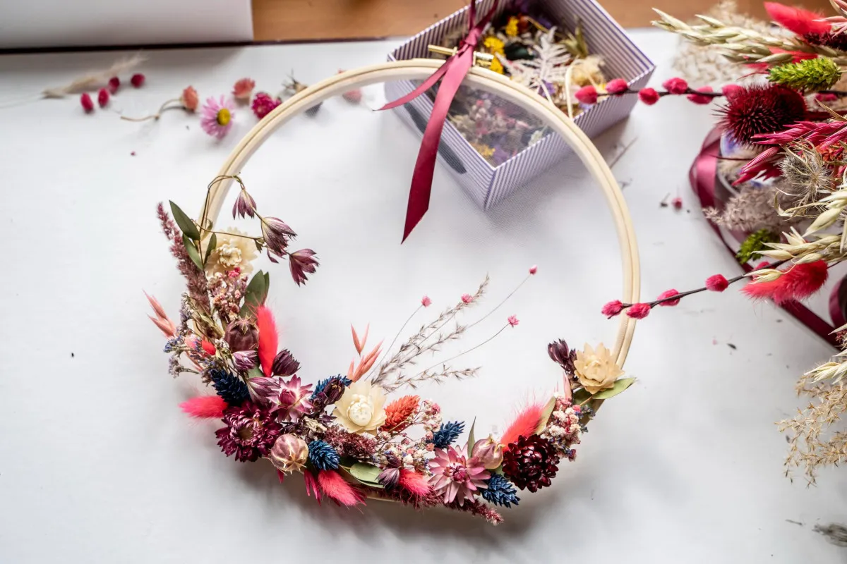 Réalisez votre tambour fleuri
