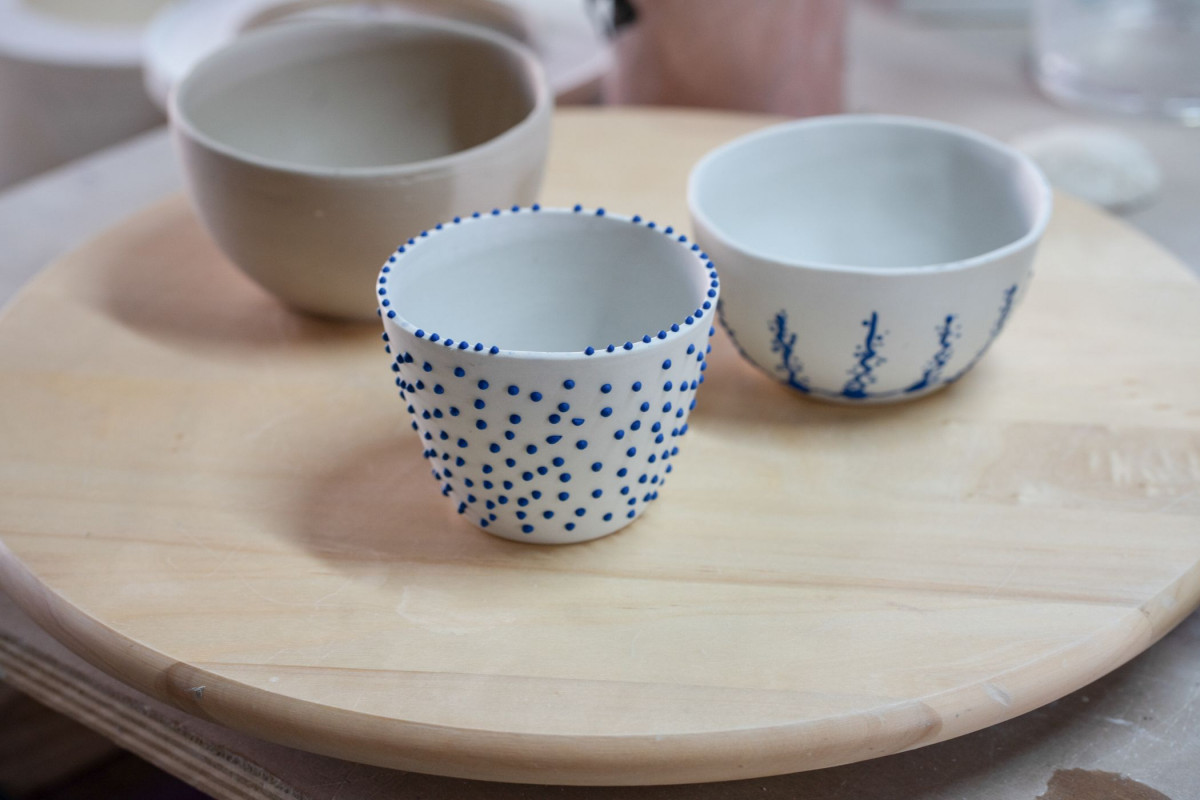 Coulez votre duo de bols en porcelaine