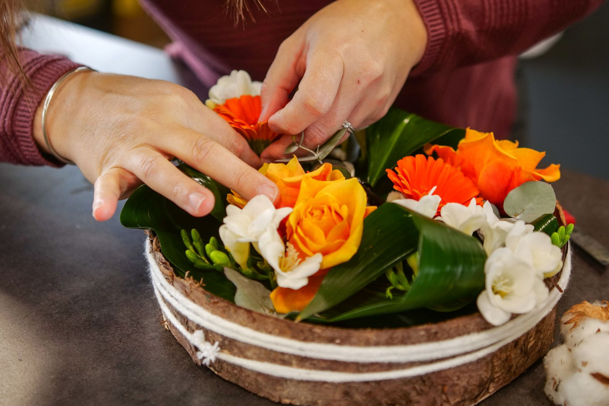 Réalisez votre composition de fleurs fraîches