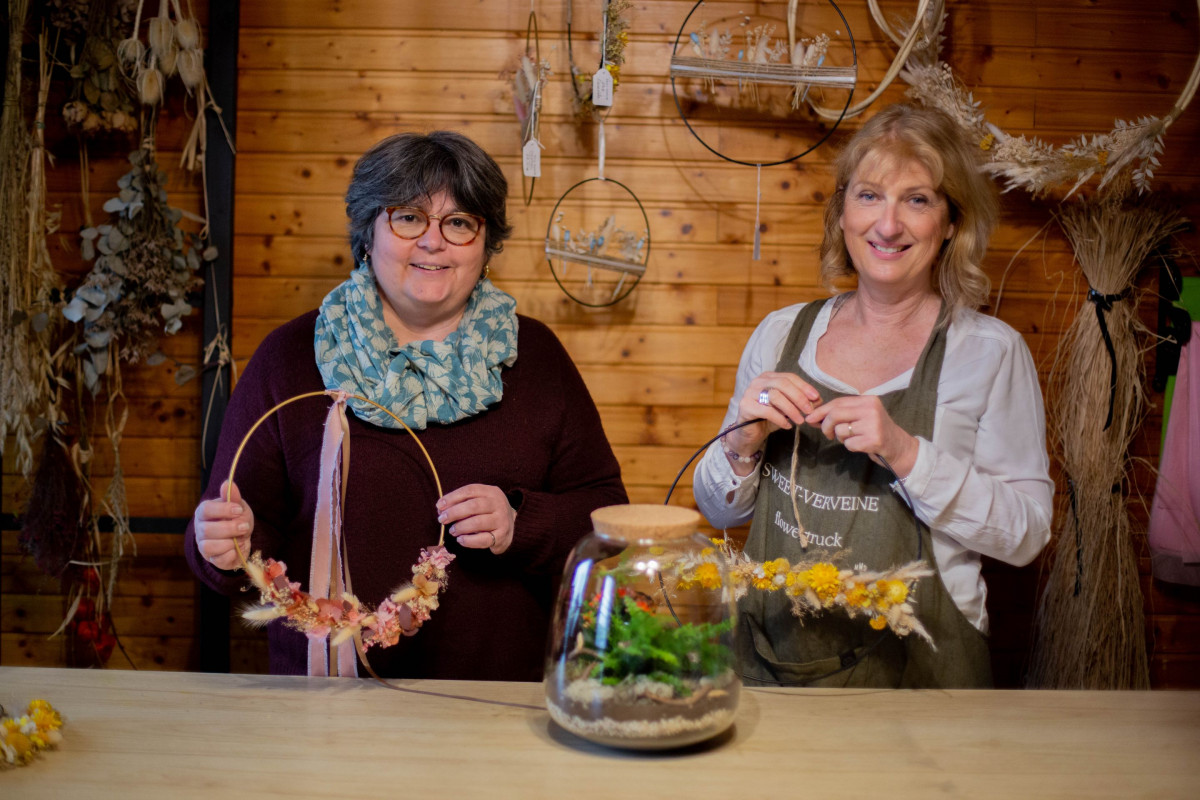 Réalisez votre couronne de fleurs séchées