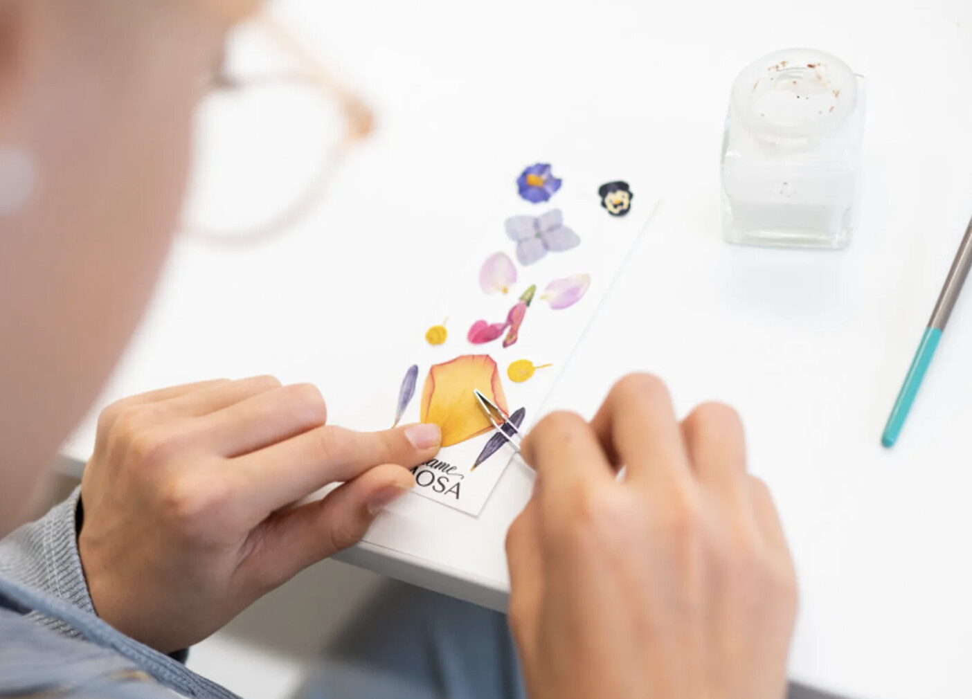 Fabrique ton marque-page fleuri à Toulon