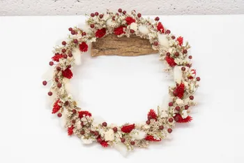 Wecandoo - Fabriquez votre couronne de fleurs séchées