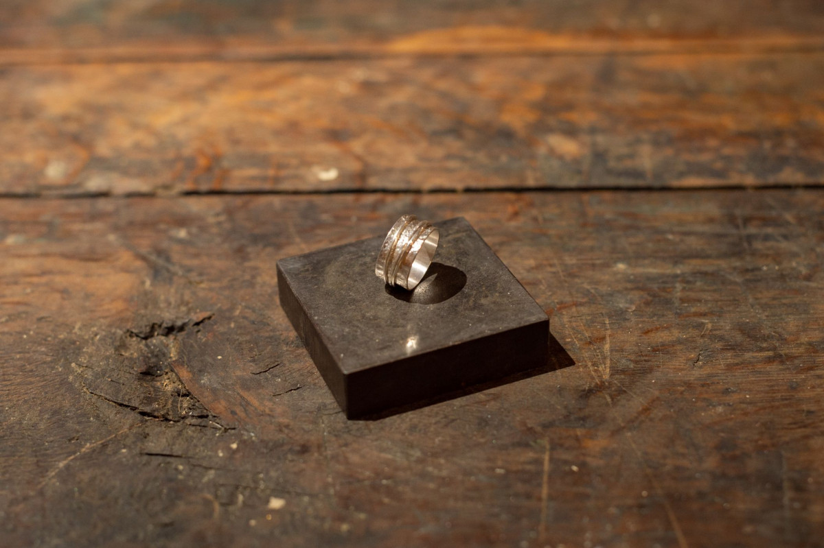 Réalisez votre bague en argent massif